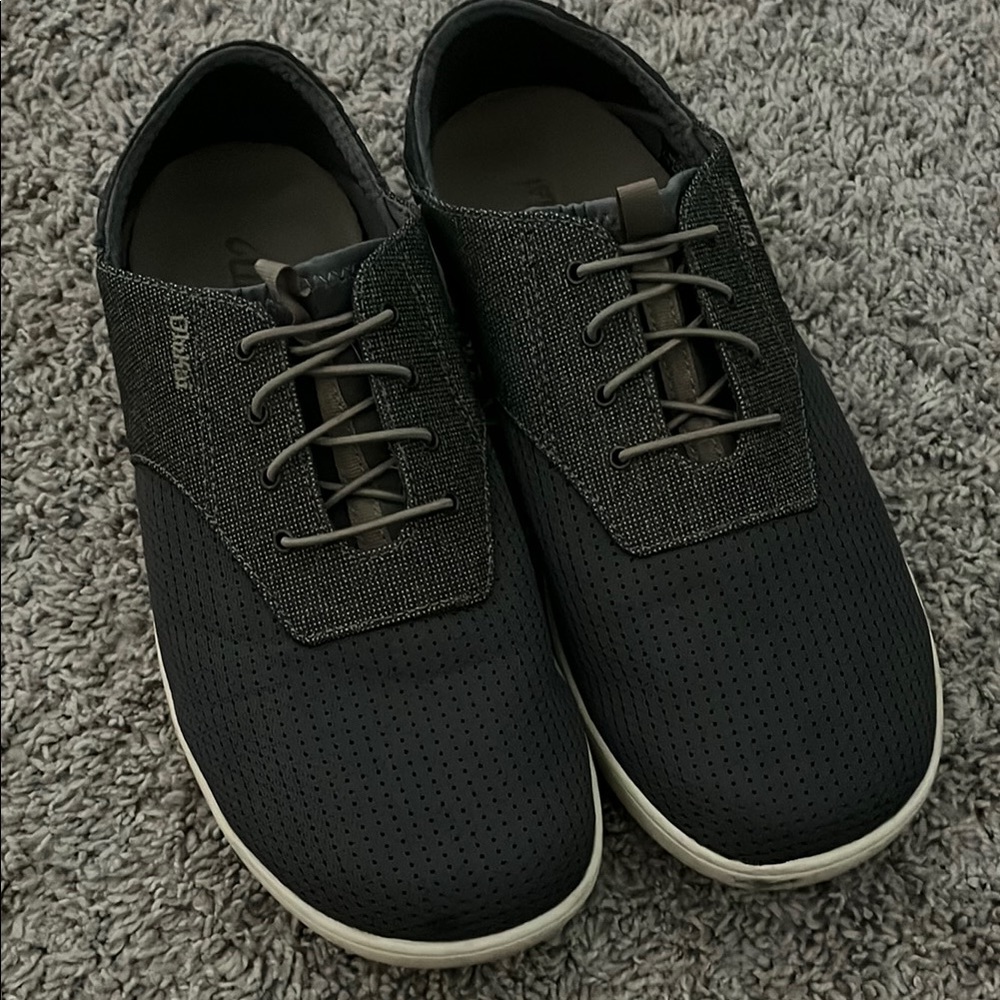 Men's 10.5 OluKai Charcoal/Clay Nohea Moku Boat Shoe